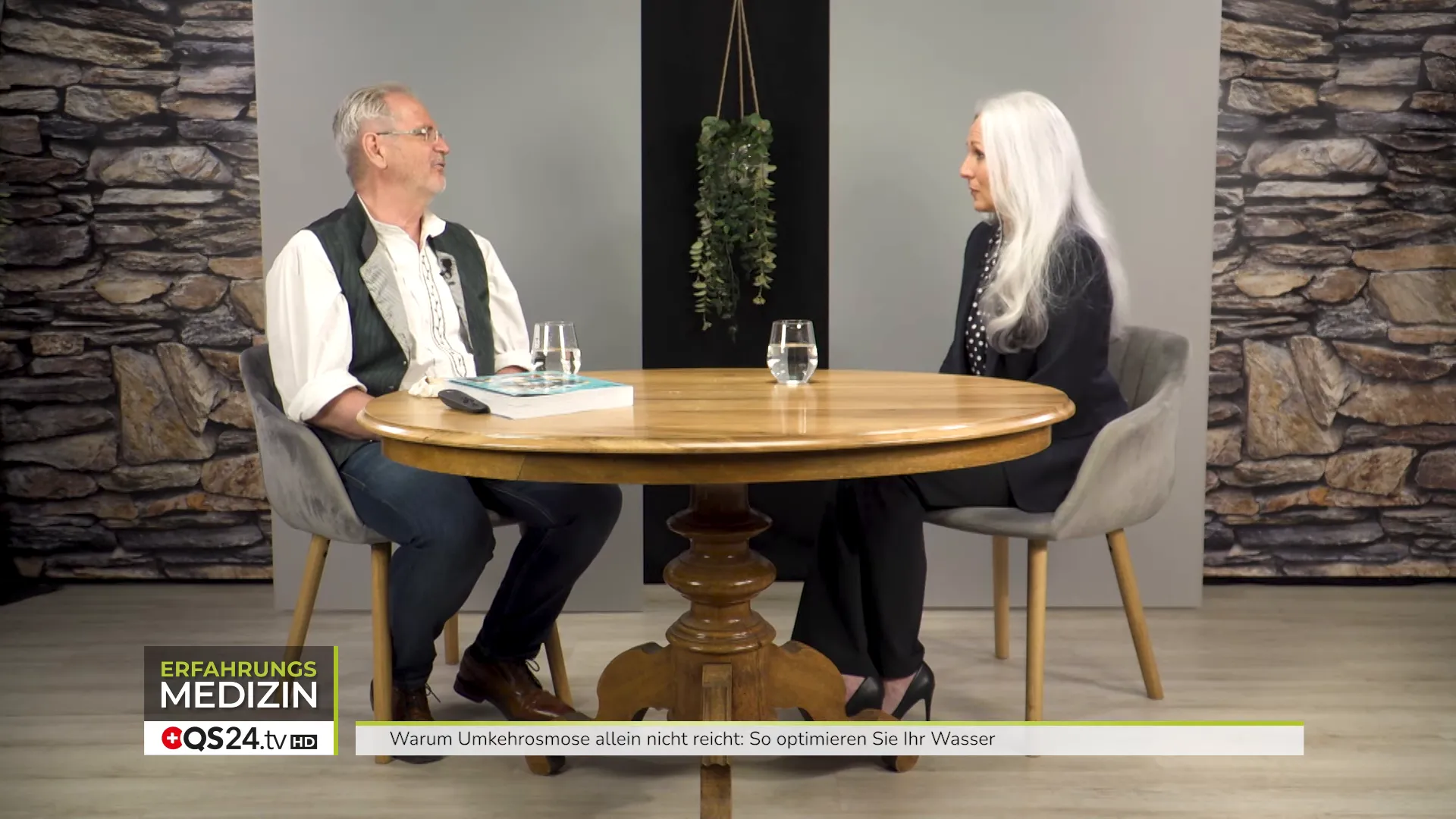 Demonstration: Osmosewasser erscheint energetisch flach